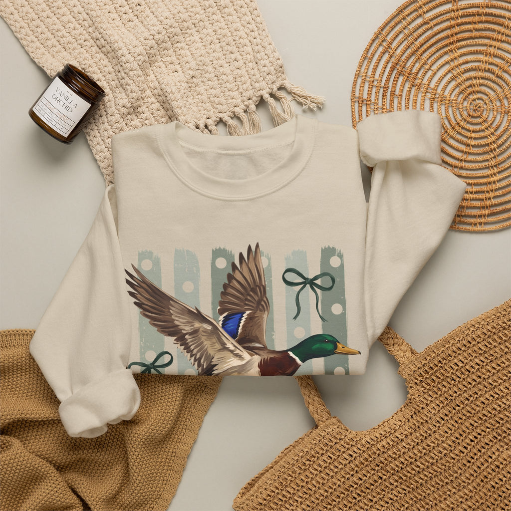 Mama Mallard & Bows Graphic Sweatshirt