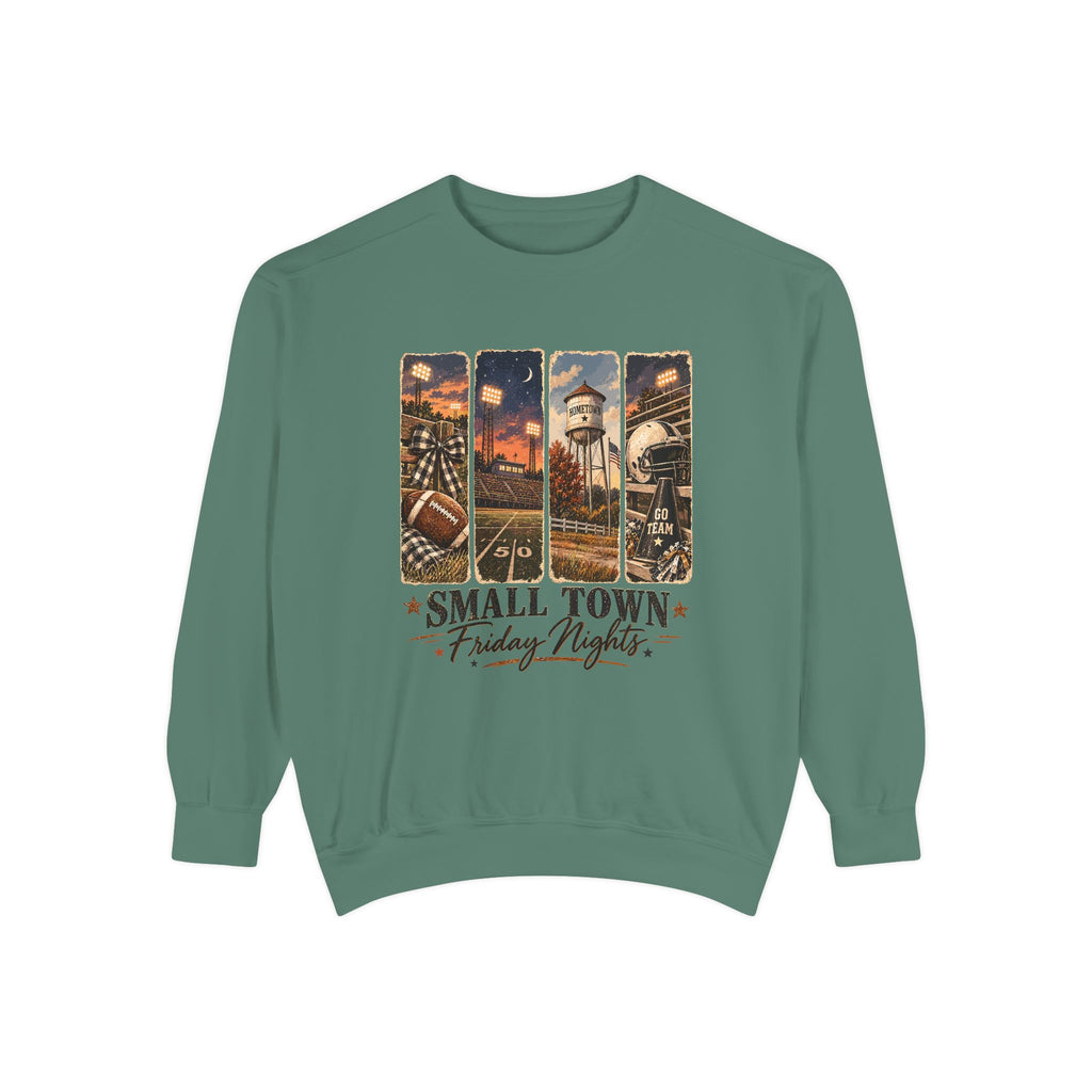 Small Town Friday Nights Football Graphic Sweatshirt