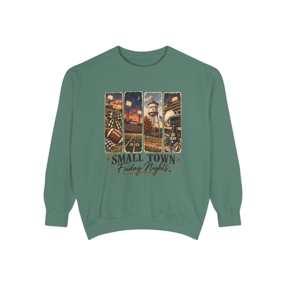 Small Town Friday Nights Football Graphic Sweatshirt
