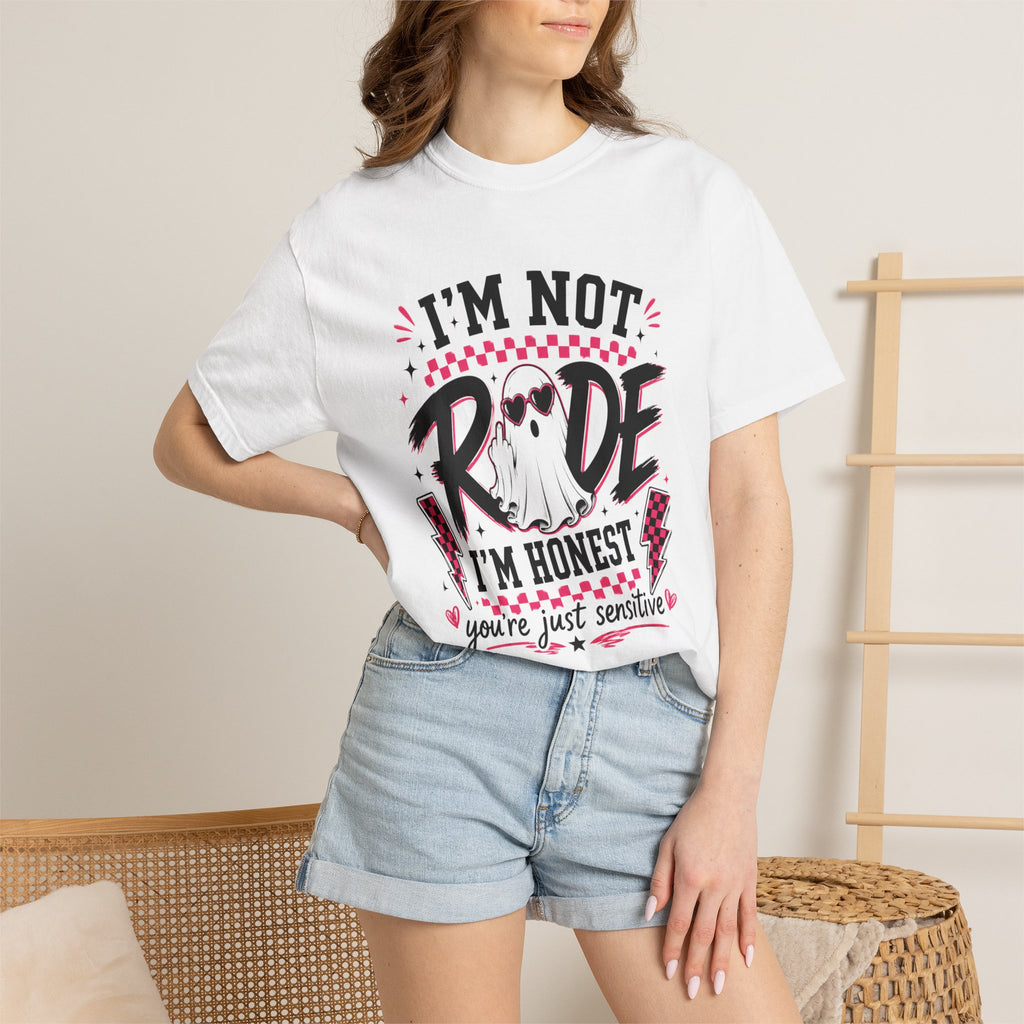 I’m Not Rude, I’m Honest Funny Ghost Graphic Tee