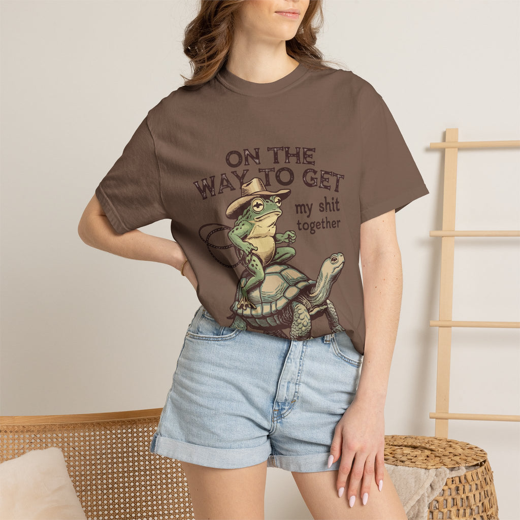 On My Way to Get My Sh*t Together Funny Western Graphic Tee