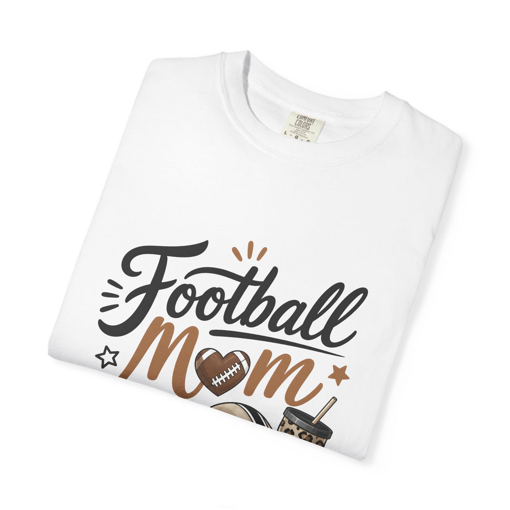 Football Mom Leopard Game Day Graphic Tee
