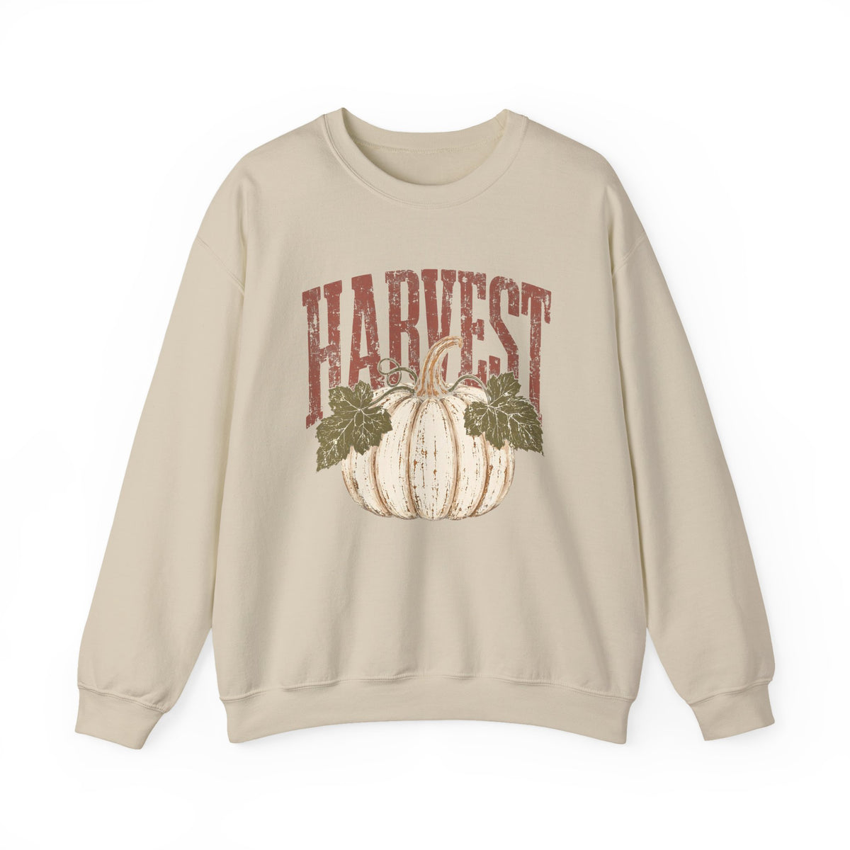 Vintage Harvest Pumpkin Crewneck Sweatshirt