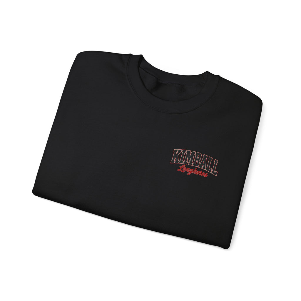 Kimball Longhorns Volleyball Mom Graphic Sweatshirt