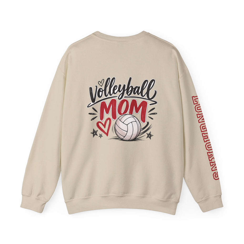 Kimball Longhorns Volleyball Mom Graphic Sweatshirt