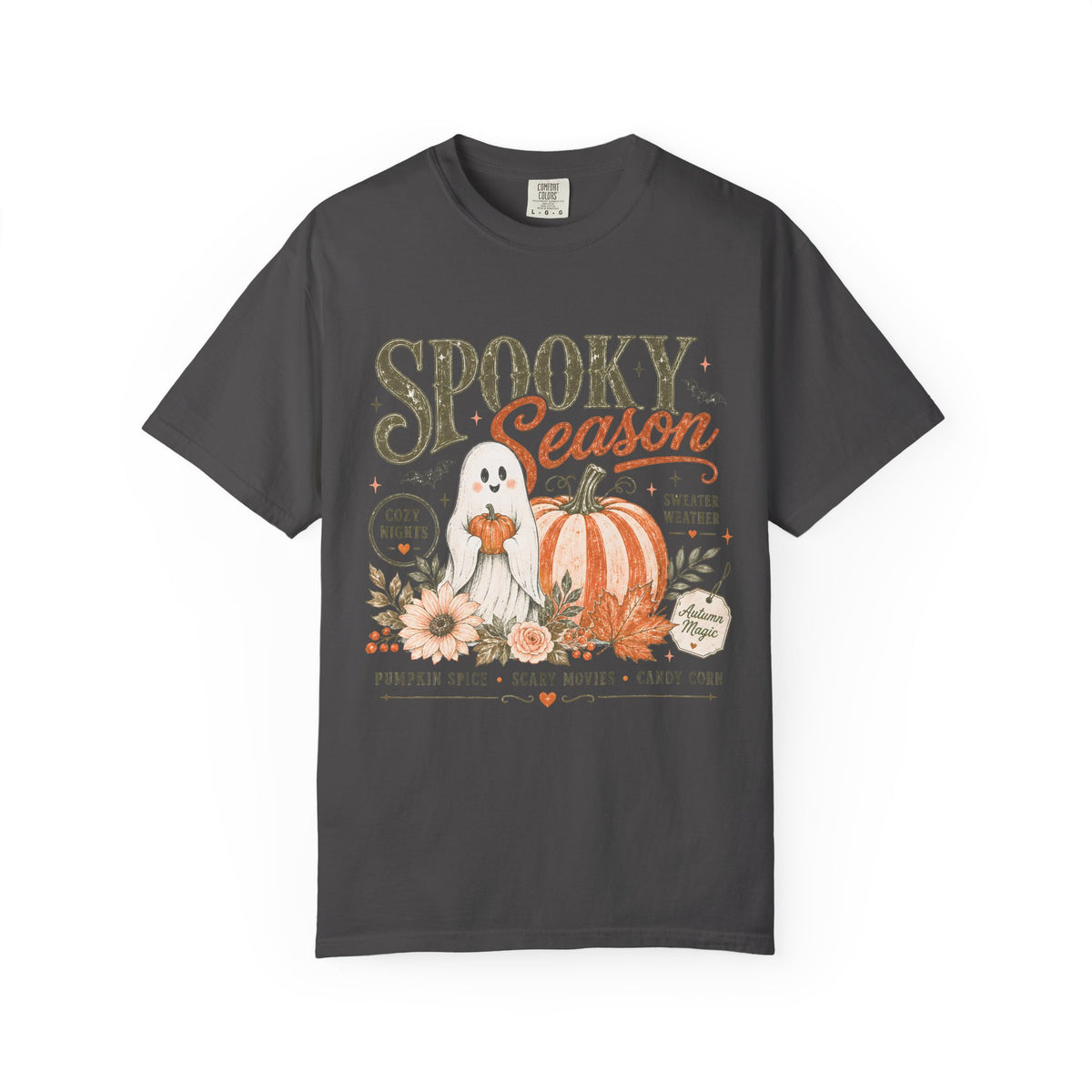 Spooky Season Essentials Vintage Halloween Graphic Tee