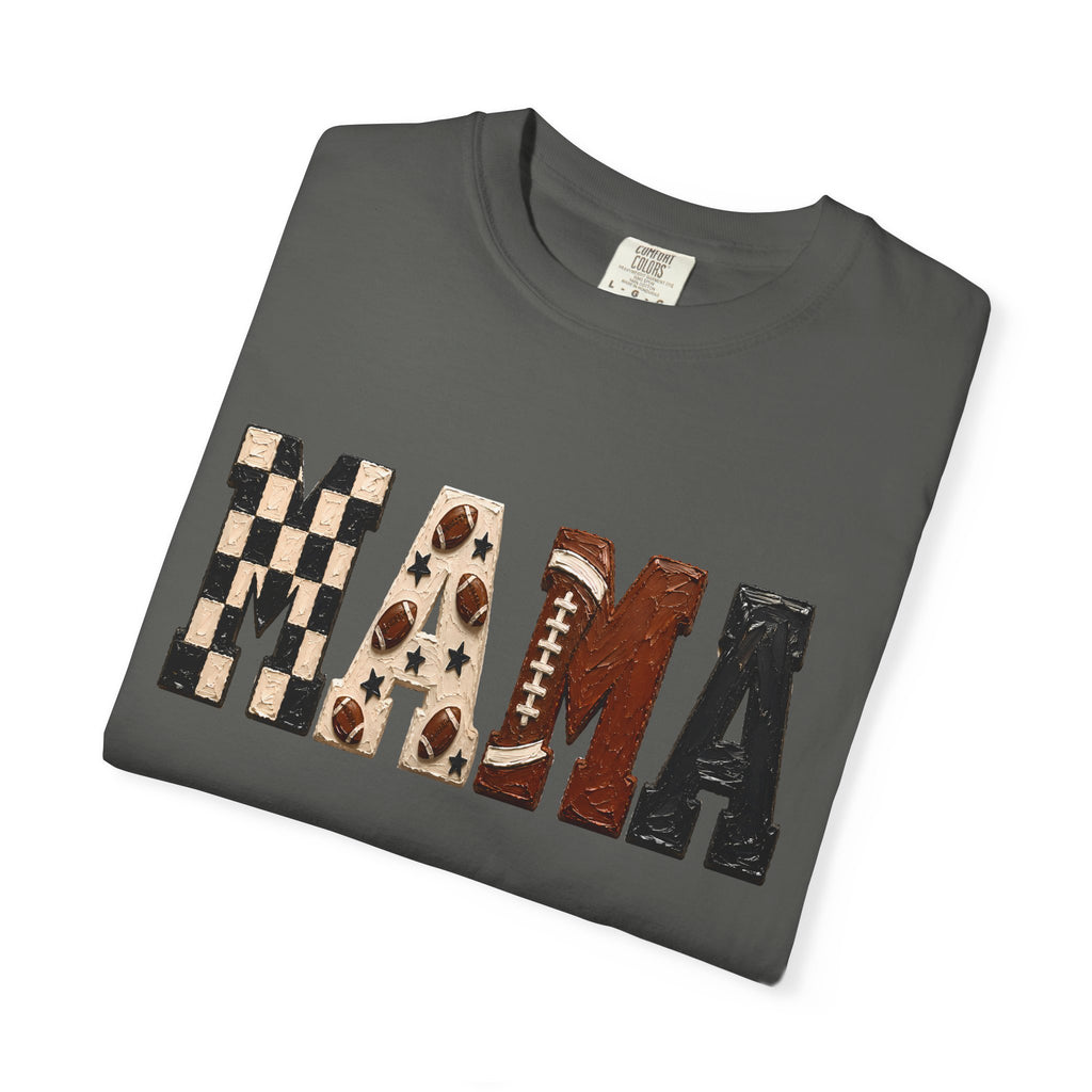 MAMA Checkered Football Graphic Tee