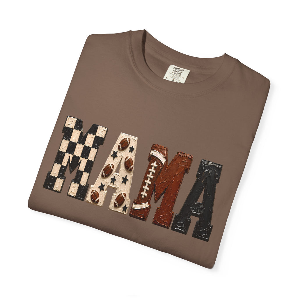 MAMA Checkered Football Graphic Tee