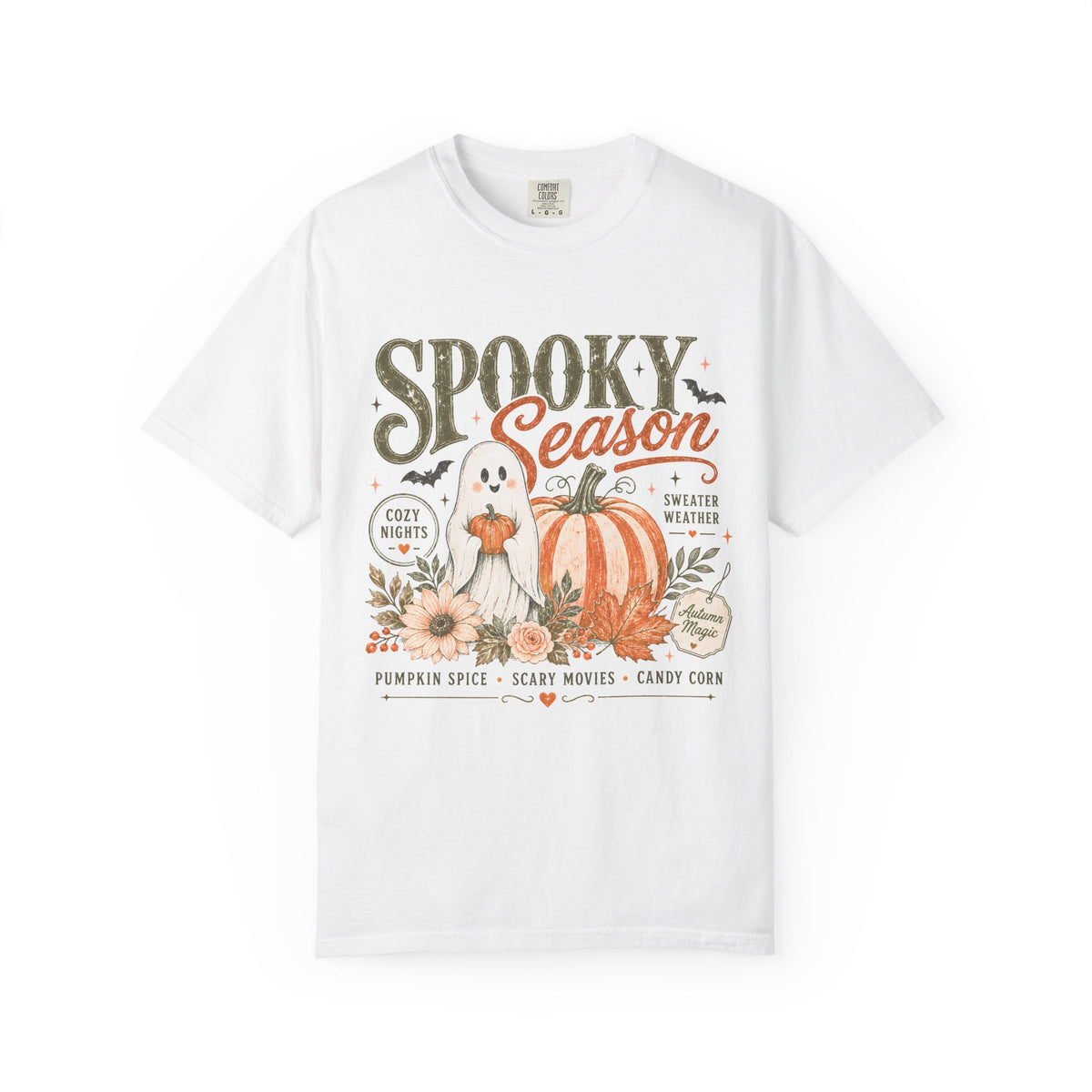 Spooky Season Essentials Vintage Halloween Graphic Tee