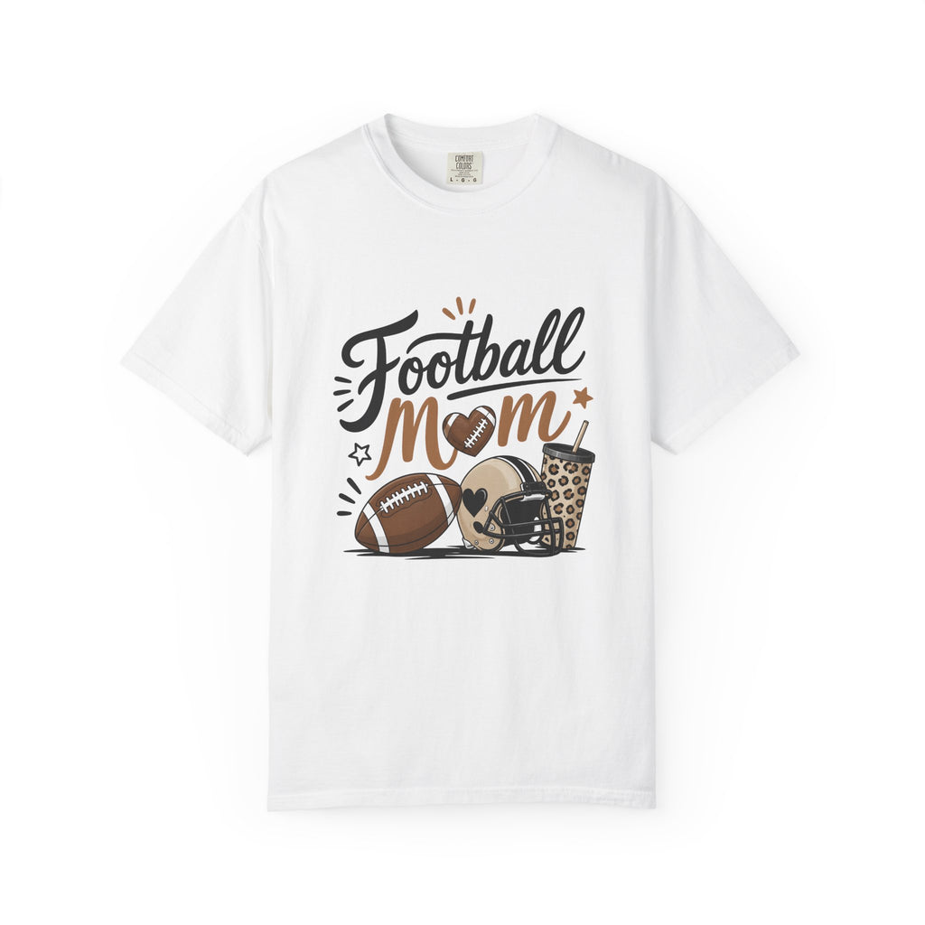 Football Mom Leopard Game Day Graphic Tee