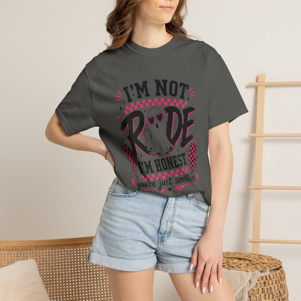 I’m Not Rude, I’m Honest Funny Ghost Graphic Tee