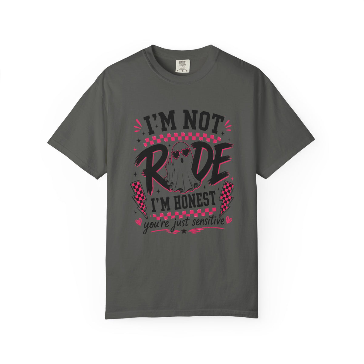 I’m Not Rude, I’m Honest Funny Ghost Graphic Tee