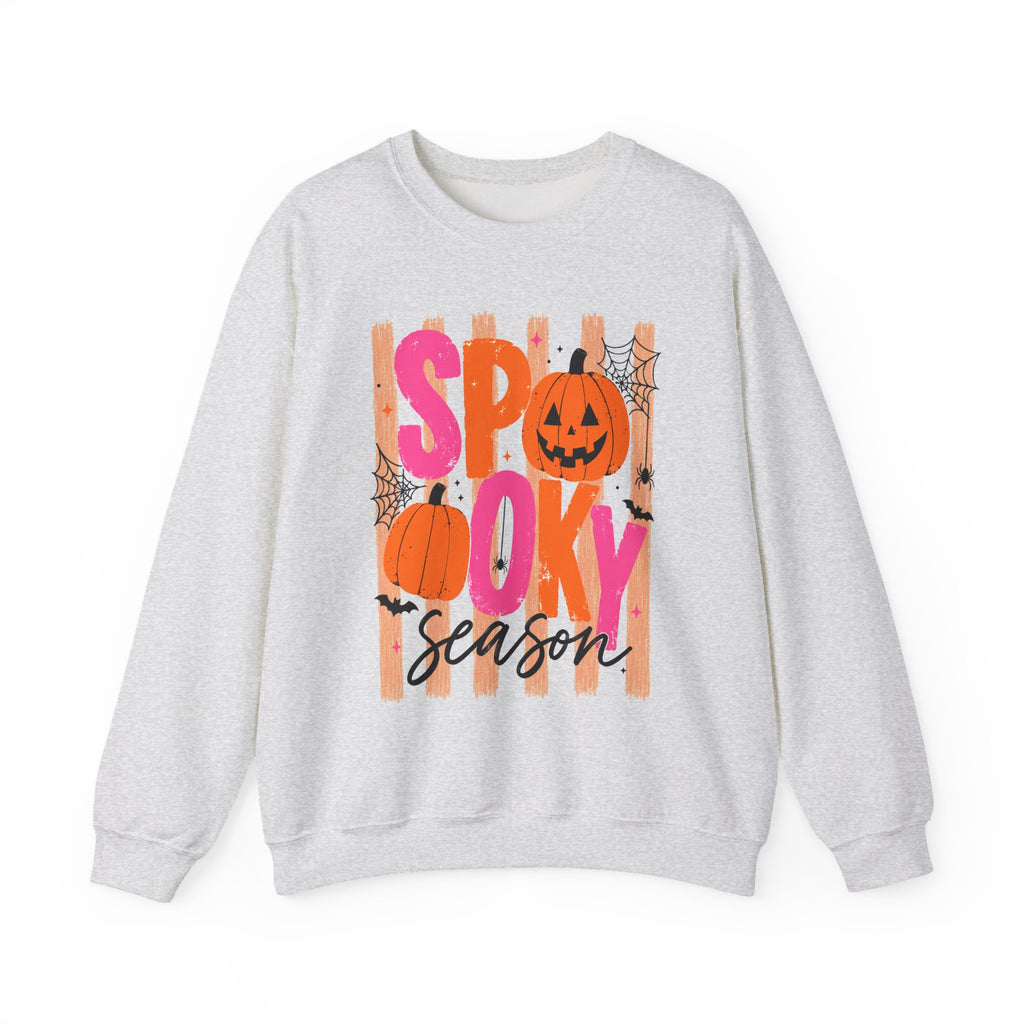 Spooky Season Retro Pumpkin Graphic Sweatshirt