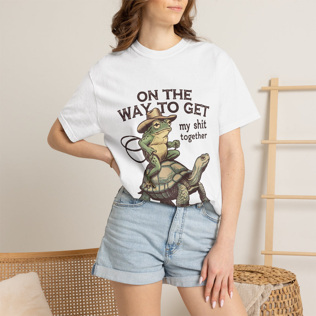 On My Way to Get My Sh*t Together Funny Western Graphic Tee