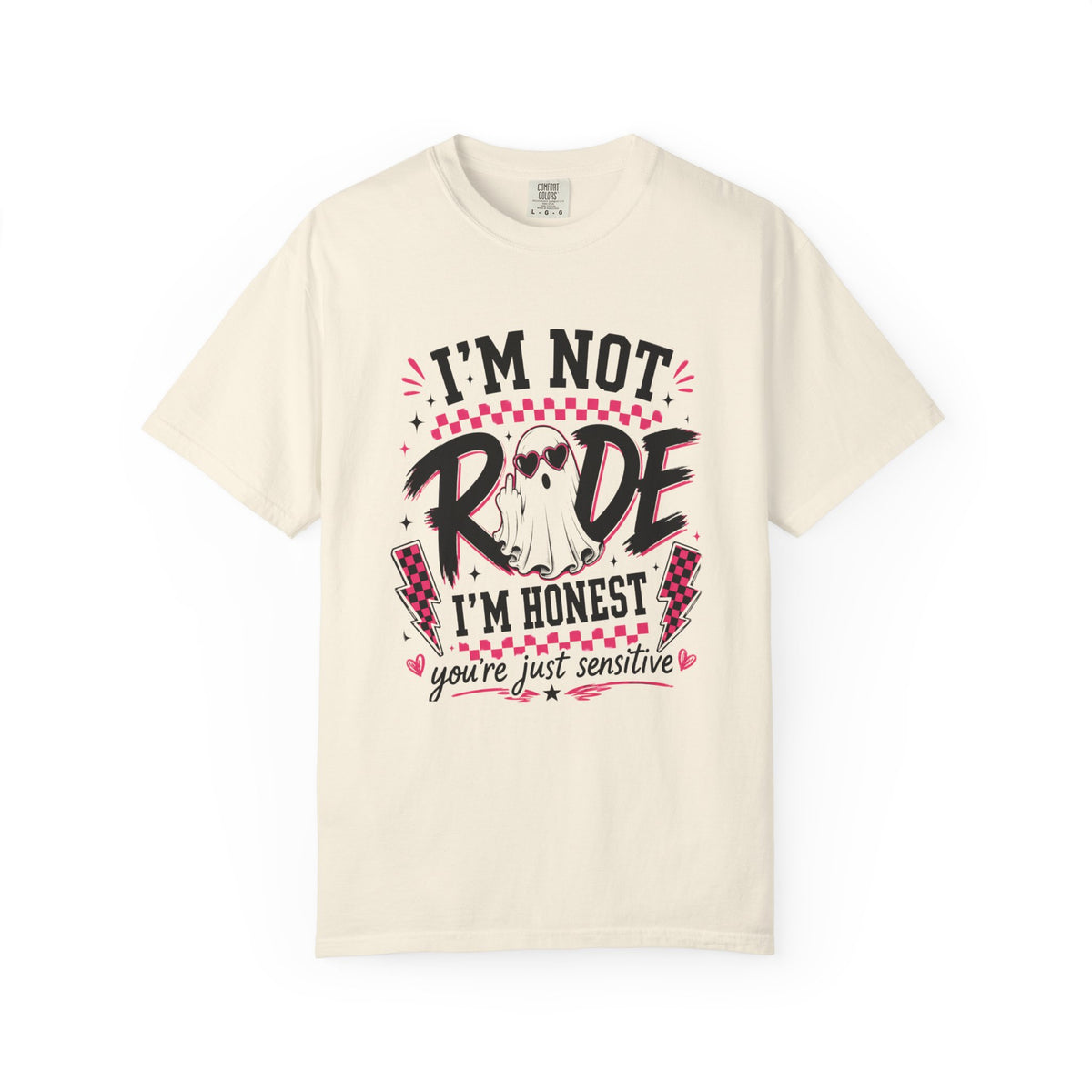 I’m Not Rude, I’m Honest Funny Ghost Graphic Tee