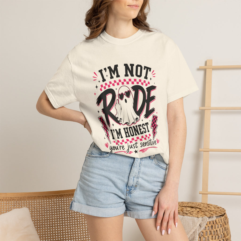 I’m Not Rude, I’m Honest Funny Ghost Graphic Tee