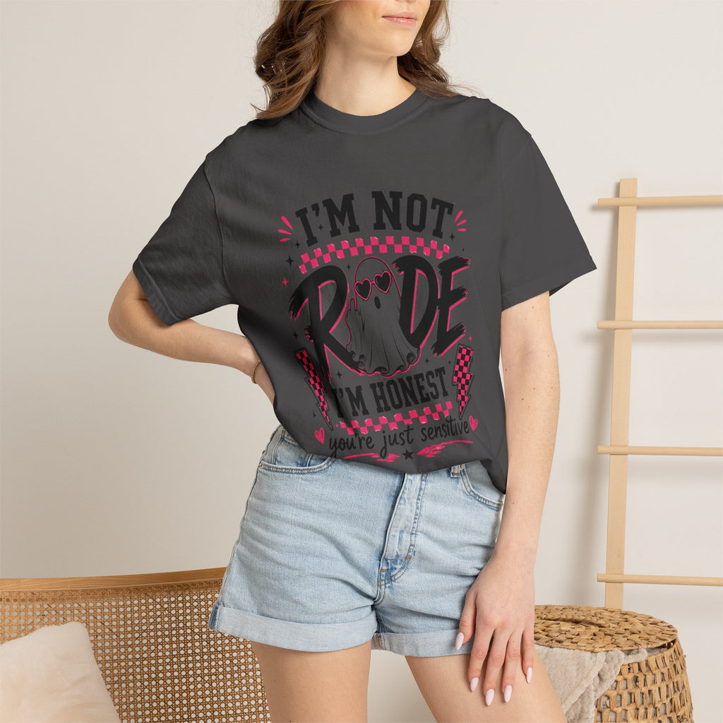 I’m Not Rude, I’m Honest Funny Ghost Graphic Tee