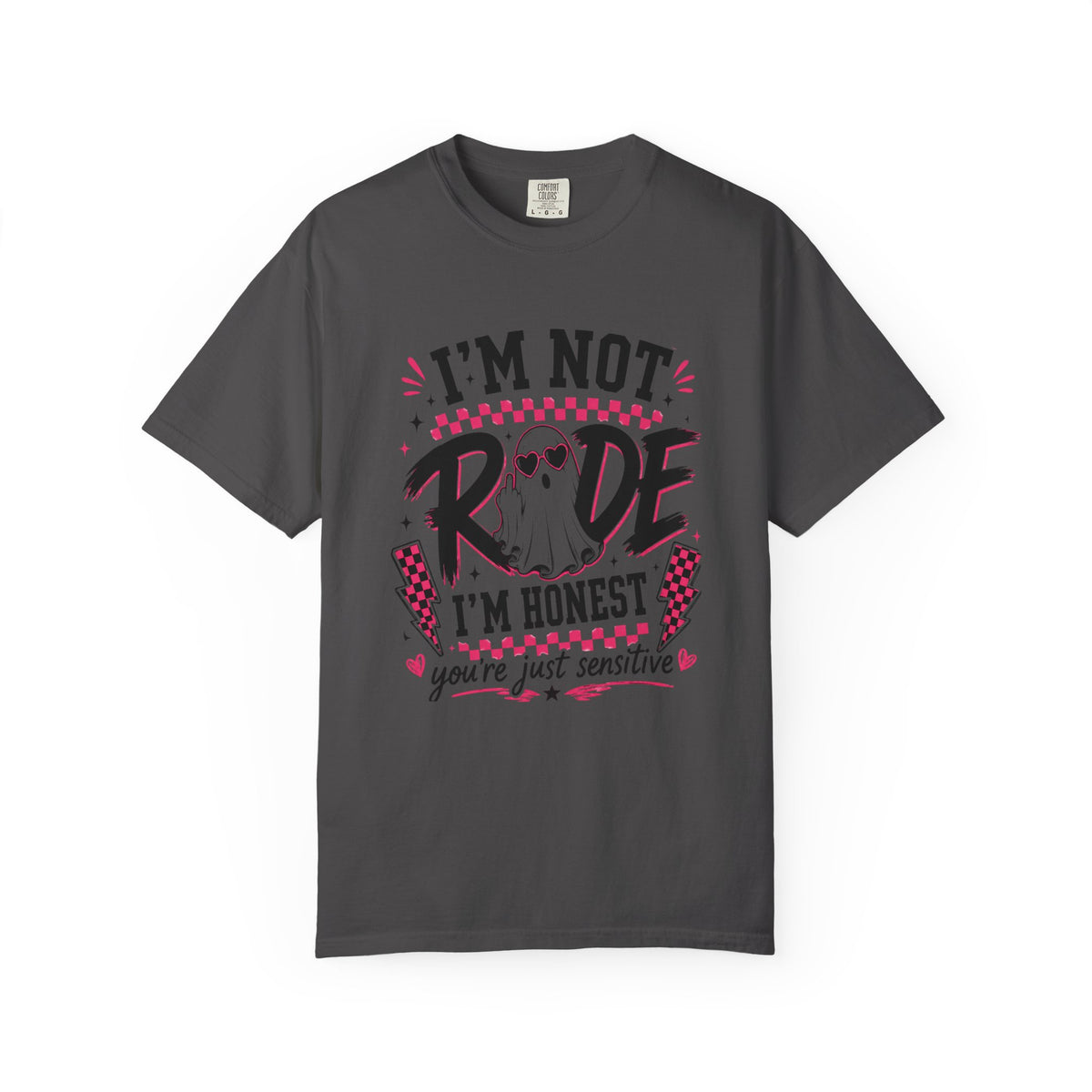 I’m Not Rude, I’m Honest Funny Ghost Graphic Tee