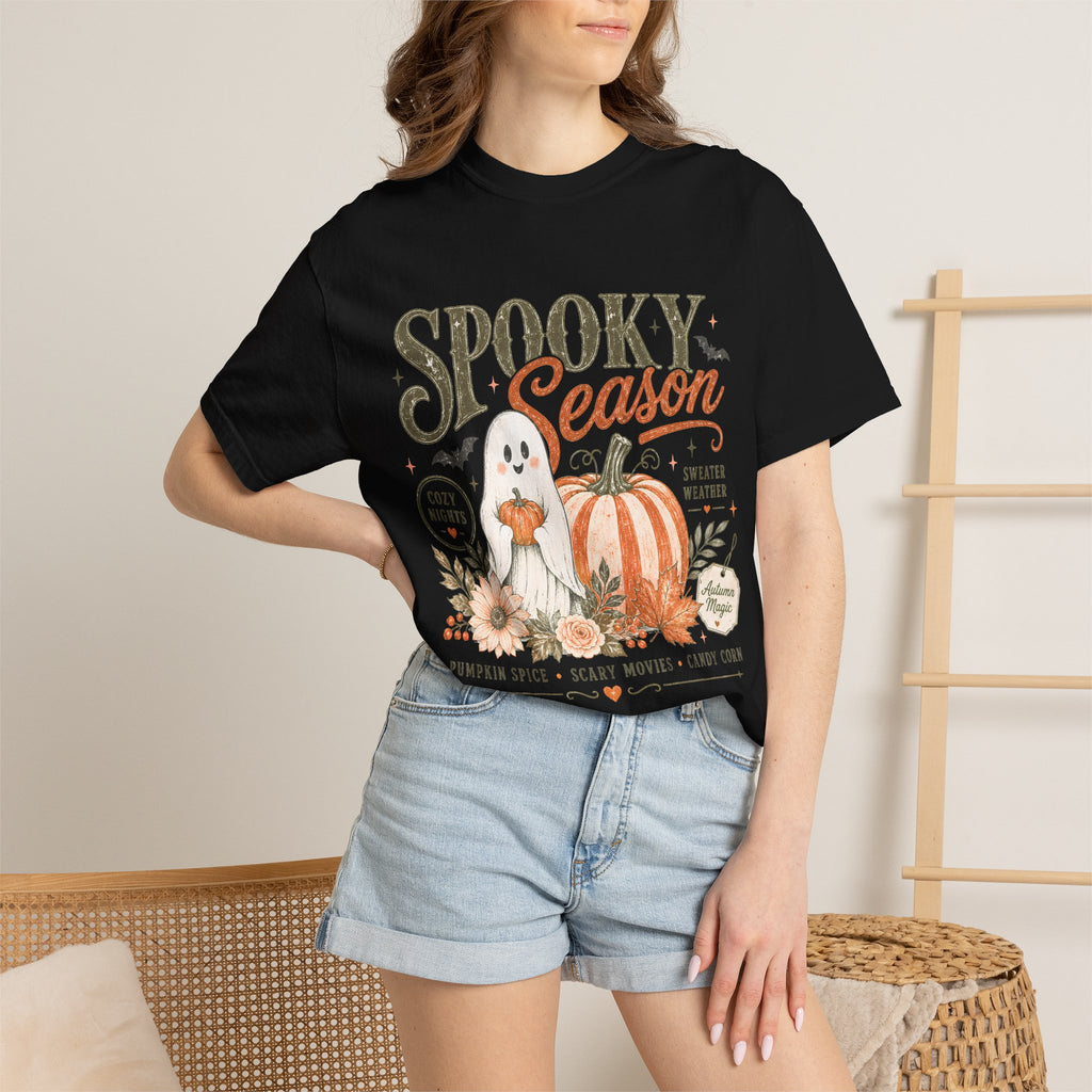 Spooky Season Essentials Vintage Halloween Graphic Tee