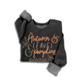 Autumn Leaves & Pumpkins Please Graphic Sweatshirt