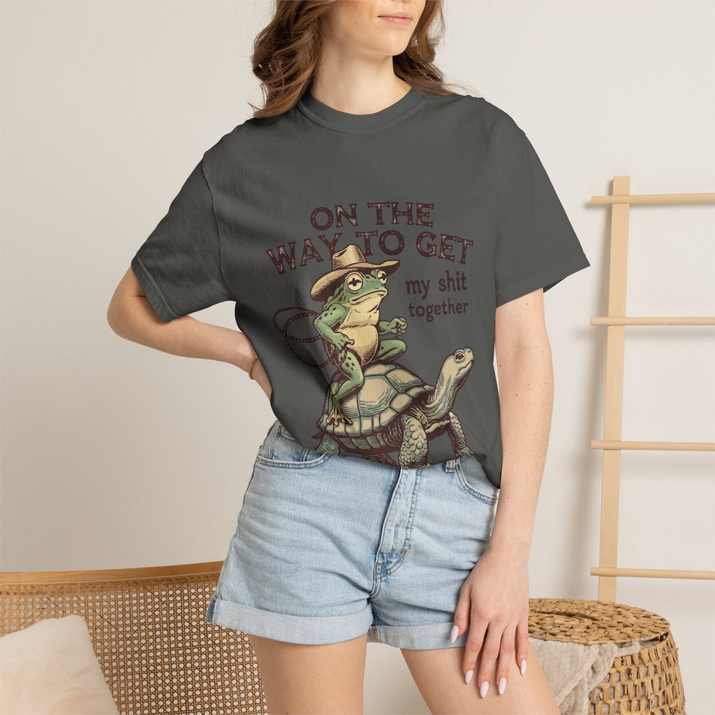On My Way to Get My Sh*t Together Funny Western Graphic Tee