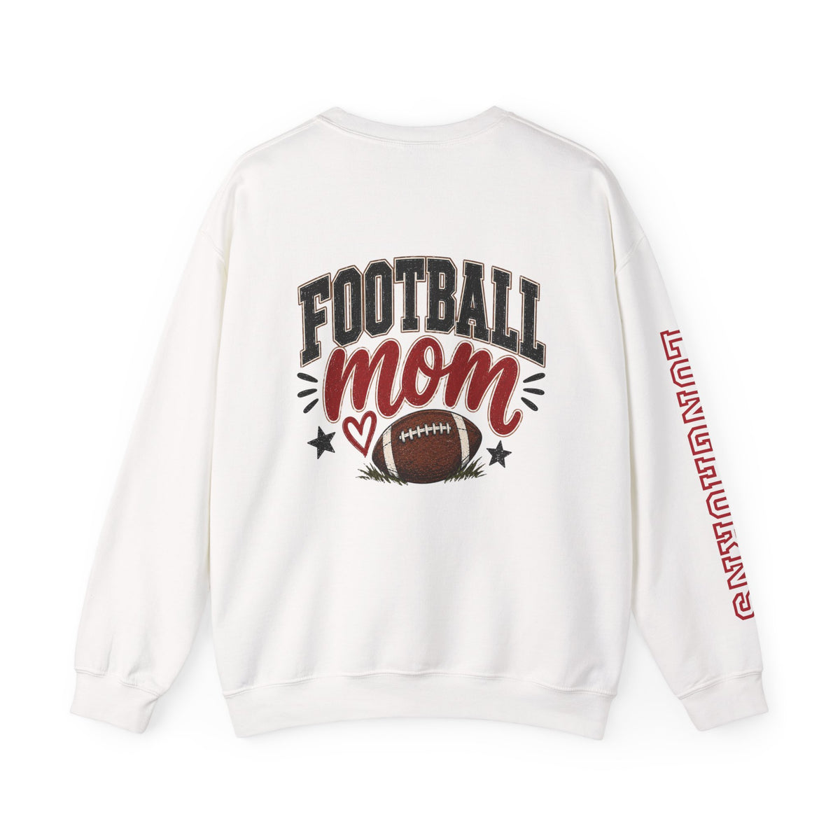 Copy of Volleyball Mom Crewneck Sweatshirt – 'Kimball Longhorns' Sleeve Design