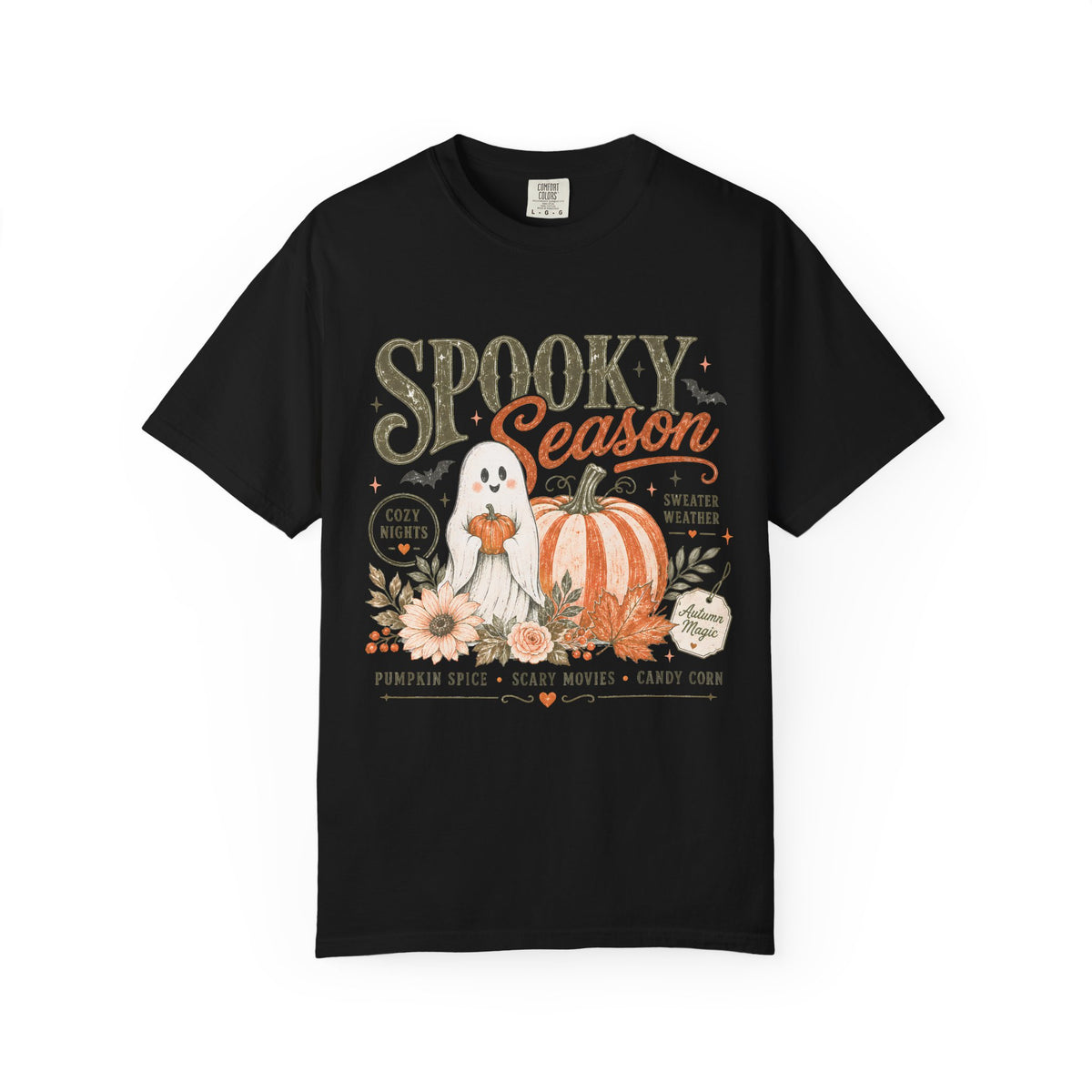 Spooky Season Essentials Vintage Halloween Graphic Tee