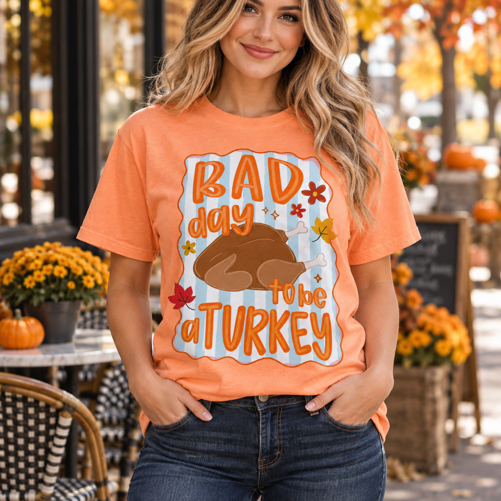 Bad Day to Be a Turkey Graphic Tee