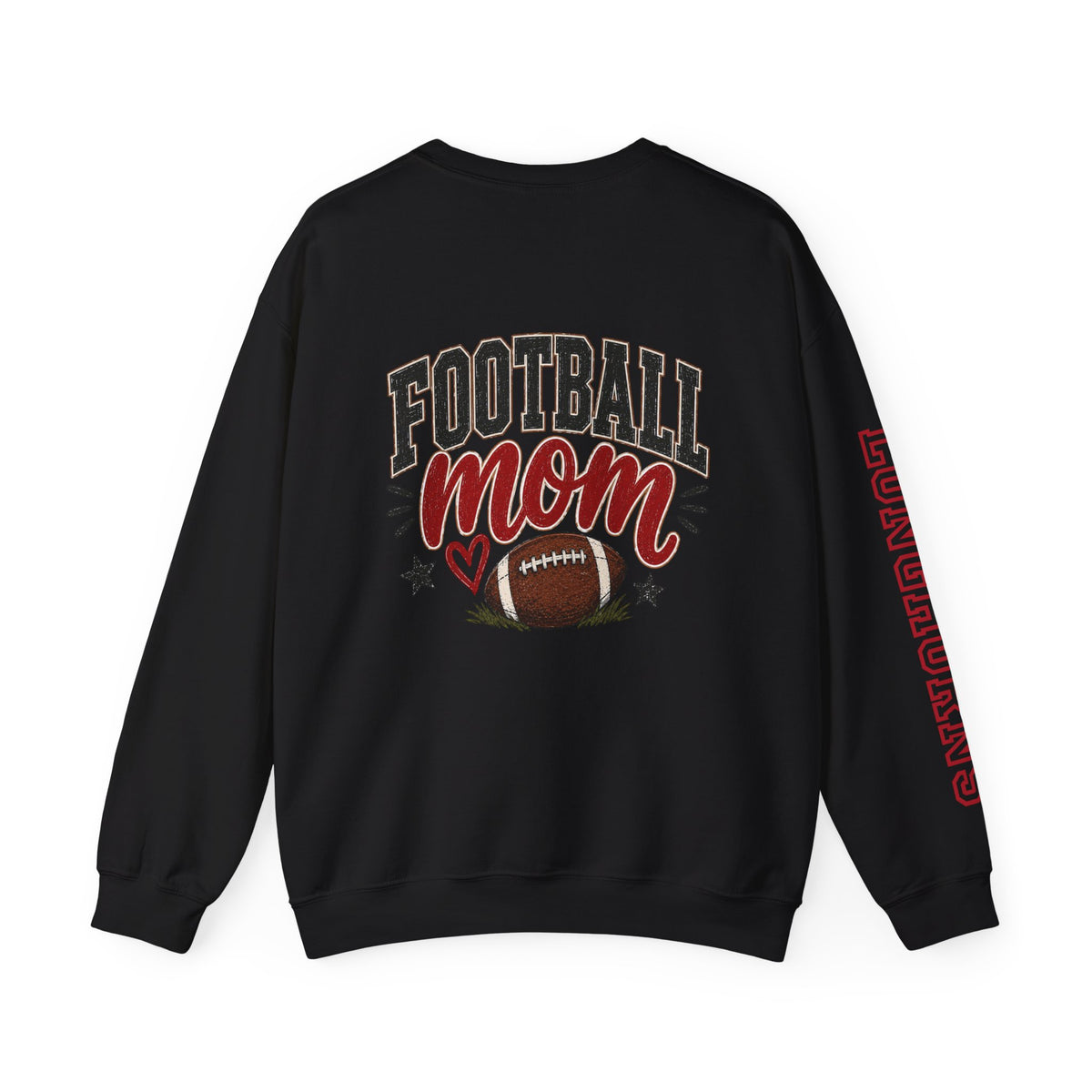 Copy of Volleyball Mom Crewneck Sweatshirt – 'Kimball Longhorns' Sleeve Design