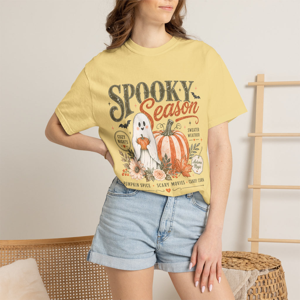 Spooky Season Essentials Vintage Halloween Graphic Tee