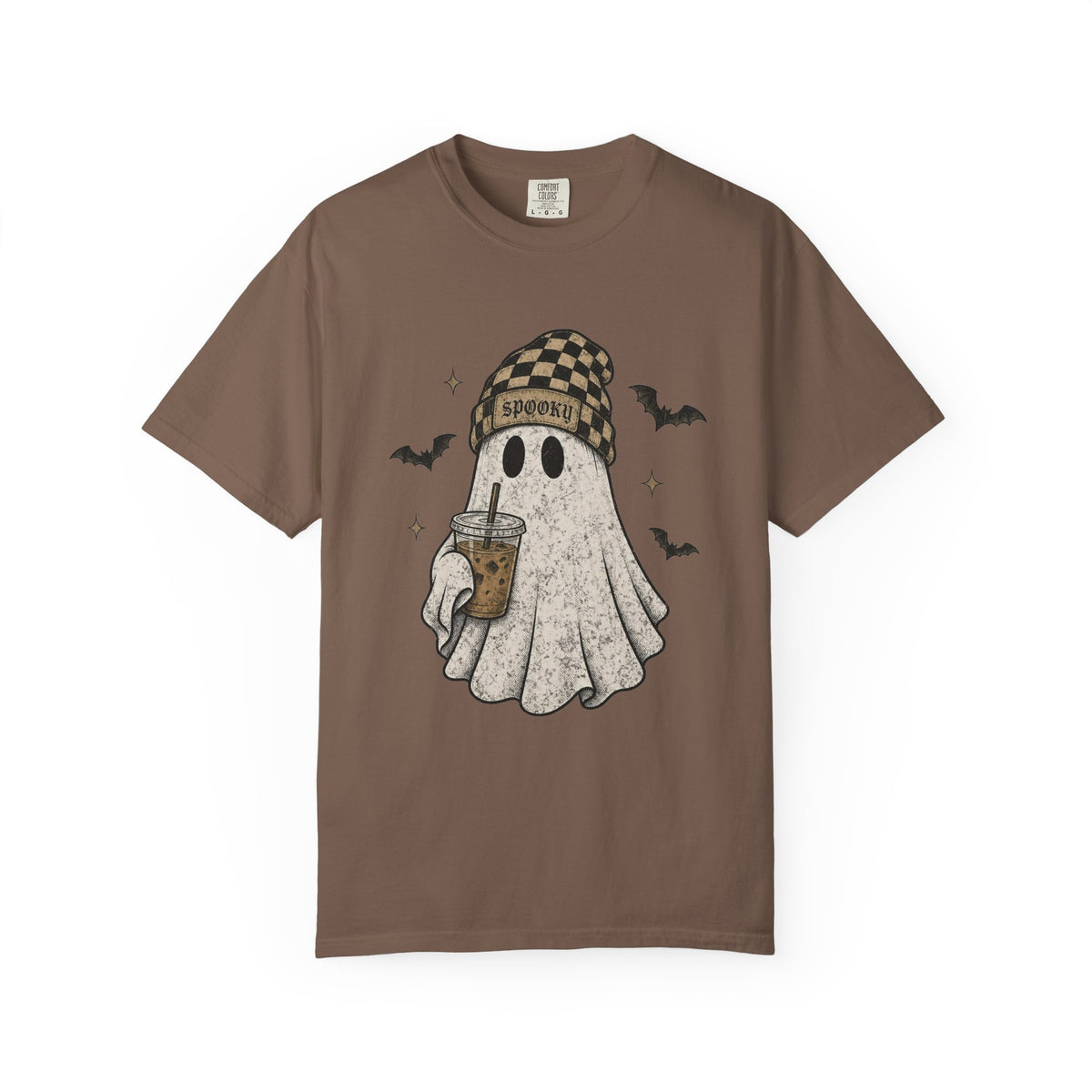 Spooky Coffee Ghost Graphic Tee