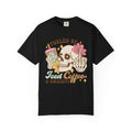 Fueled by Iced Coffee & Anxiety Skeleton Graphic Tee