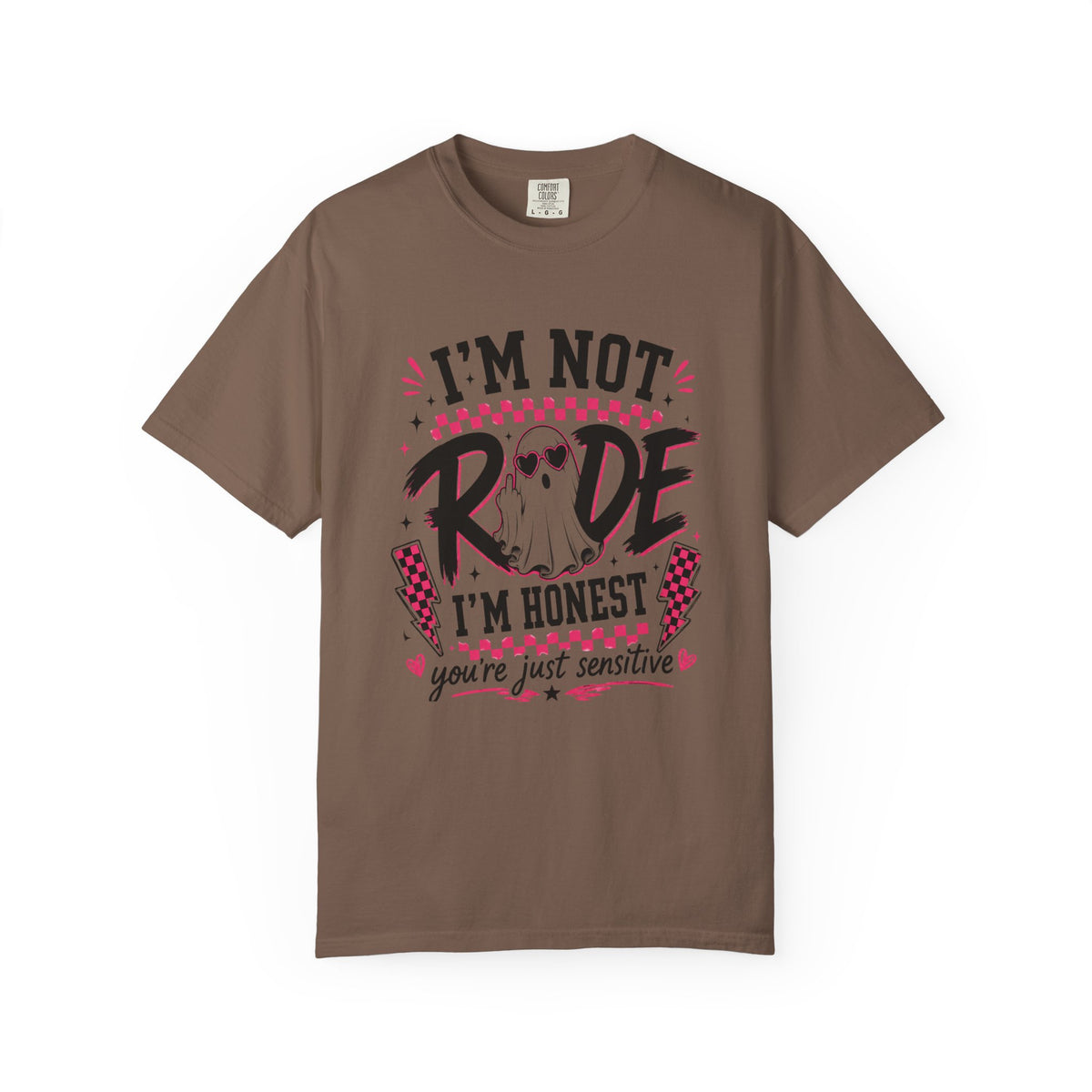I’m Not Rude, I’m Honest Funny Ghost Graphic Tee