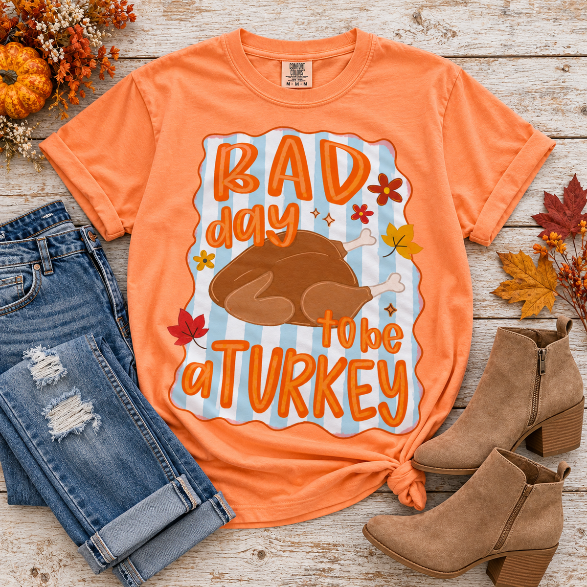Bad Day to Be a Turkey Graphic Tee